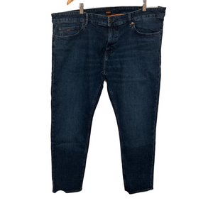 🪗Boss Men's Delano slim Tapered fit size 40/32 new Dark Blue Slim Jeans..